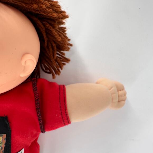 1995 Cabbage Patch Kids Boy Doll Mattel Reissue 1985 Xavier Roberts Blue Sig - Picture 6 of 12